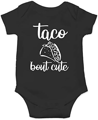 Taco Bout fofo - amante da comida mexicana - Creeper infantil engraçado e fofo, traje de bebê de