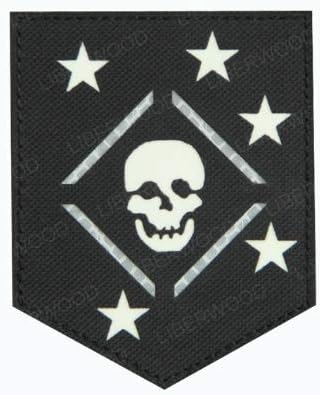 Marsoc Raiders Infravermelho reflexivo IR Patch Militar Tactical Moral Patch Badges Aplique Applique