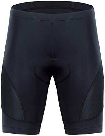 Calças de bicicleta de bicicleta confortáveis ​​masculinas de Beroy, shorts de bicicleta acolchoada