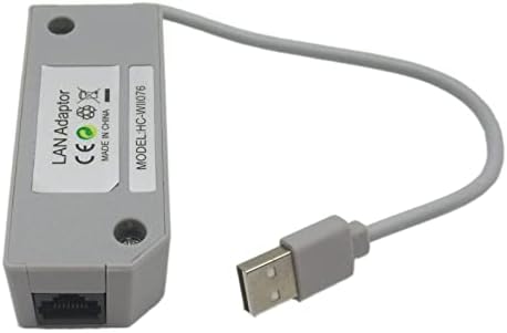 XspeedOnline novo! Para Nintendo USB Ethernet Wired LAN Adaptador RJ-45 para Wii U Gray