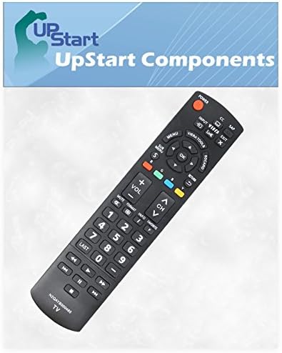 Substituição de 2 pacote TCP42C1 HDTV Controle remoto para Panasonic TV - Compatível com N2QAYB000576 Panasonic