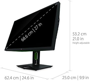 ViewSonic XG2703-GS 27 polegadas 165Hz IPS 1440p G-Sync Gaming Monitor com HDMI e DisplayPort