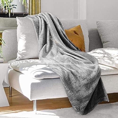 Tronssien Fleece Throw Cobertors Super macios de flanela aconchegante cobertores laváveis ​​e leves