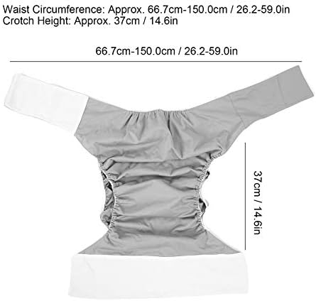 Fralda de pano, fralda de pano lavável para adultos, personalizar o tamanho da cintura da fralda