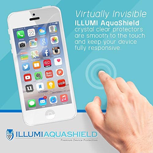 Illumi Aquashield Screen Protector Compatível com Alcatel A30 comprimido sem bubble Alta definição