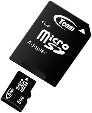 8GB CLASSE 10 MICROSDHC Equipe de alta velocidade 20 MB/SEC CARTÃO DE MEMÓRIA. Cartão rápido em chamas para o Nokia