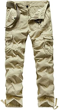 Miashui Memória menino masculino casual de cintura média calça sólida sólida com zíper de bolso de comprimento