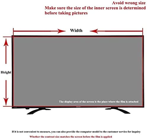 Protetor de tela de TV Kfjzgzz 32-75 polegadas Anti-Blue Light Anti-Glare-Taxa de filme de proteção/anti-reflexão