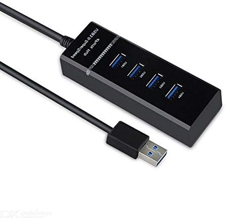 Jahh USB Hub USB3.0 Extender Multi-Port USB 1 a 4 Adaptador de cabo Laptop Hub Hub de 4 portas com 5
