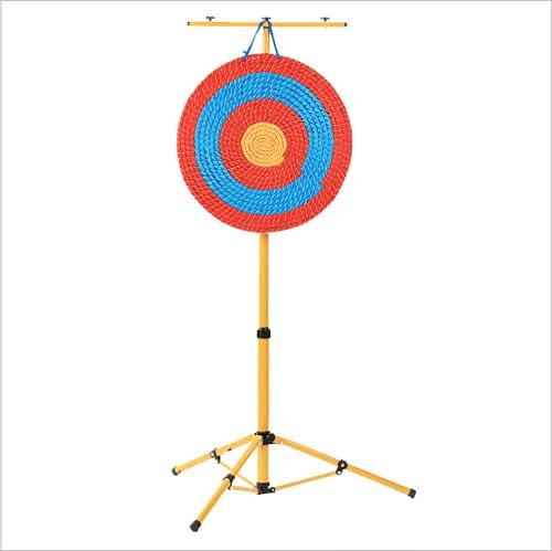 Target de arco e flecha de grama natural zzuus, alvo de 21,6 polegadas de tiro com arco, alvo de flecha para