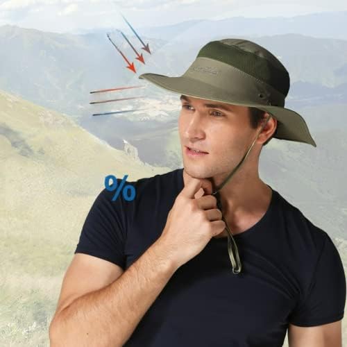 Chapéu ao ar livre Protetor solar Pesca Hat Hat Hat Hat Spring e verão homens e mulheres Big Brim Hat UV Sun