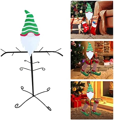 Cabides e meias independentes de natal com decoração de titular de boneco de neve e ornamentos