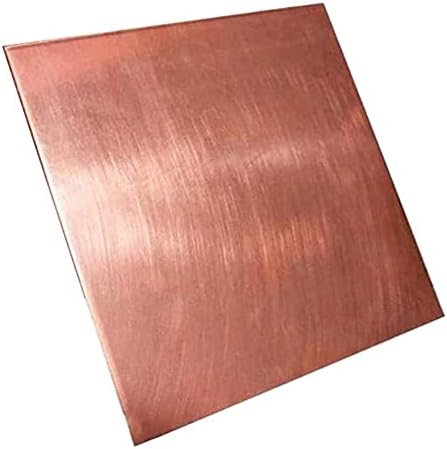 Placa Brass Folha de cobre Folha de cobre Metal 0. 08 x 4 x 6 polegadas para artesanato Reparos elétricos