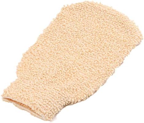 Aoof Bath Glove Spa chuveiro lavador de costas esfoliando a massagem corporal de cânhamo de esponja
