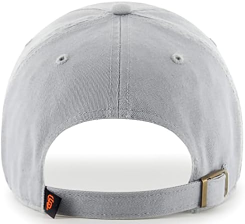'47 San Francisco Giants Storm Grey Limpe o chapéu ajustável, um tamanho adulto se encaixa em todos