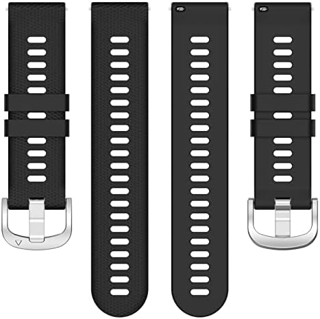 Lokke para a pulseira de substituição de Garmin - 18 mm/20mm/22mm Substituição de pulseira de silicone Strap for