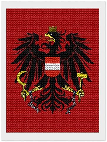 Símbolo Nacional da Áustria Kits de pintura de diamante personalizados Imagine a imagem de arte por números para