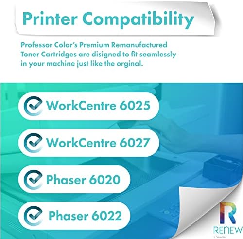 Professor Remanufacured Remanufactured Toner Cartuction Substituição para Xerox WorkCentre 6027
