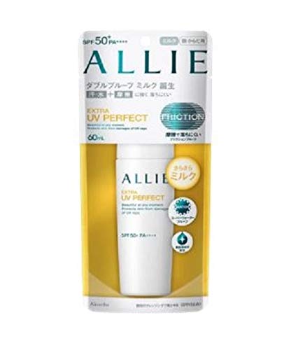 Allie ex Protetor UV Perfect SPF50+PA ++++ 60ml -Este leite liso sem aderência contém ingredientes