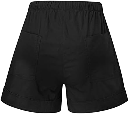 Yeyamei Biker Shorts para mulheres, shorts de algodão casual feminino