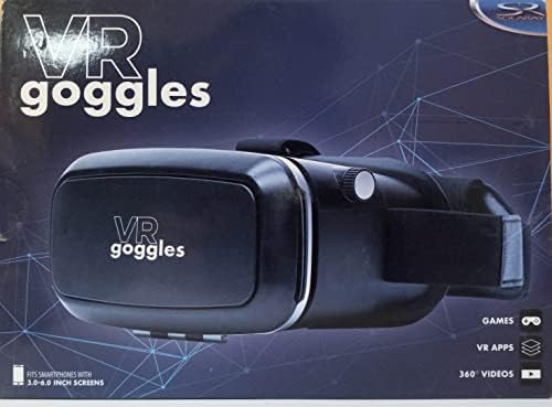 Óculos de VR por Solaray Portable -Compatível para Moblies Ambos iOS e Android | Tamanho leve e de tela