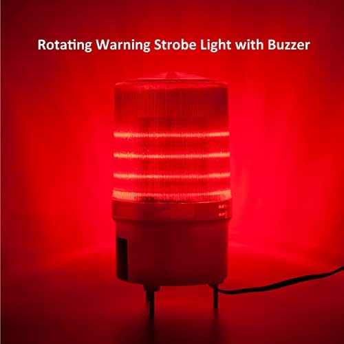 Aviso de aviso rotativo Luz, farol industrial Flashing Lights com sirene de alarme de segurança