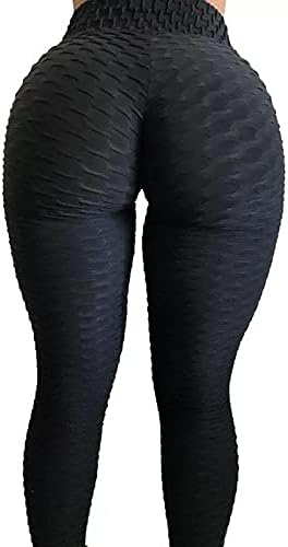 Ssesa94 Leggings de Tiktok para Mulheres | Anticelulite | iogapants de cintura alta | Tommumy Control Sport Tights