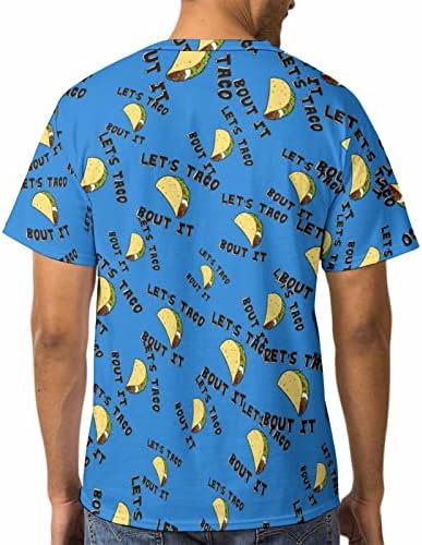 Vamos taco luta por ele 3d imprimido camiseta casual de manga curta redonda roupa gráfica blusa tampa de