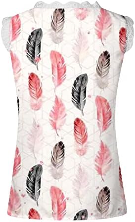 Rouse de blusa gráfica floral de etono de verão feminino mangas de manga curta de renda com algodão V de pescoço