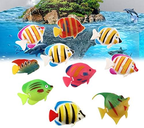 Ornamentos IPETBOOM 20pcs peixes de aquários artificiais, simulação de aquário peixes movimentando peixes