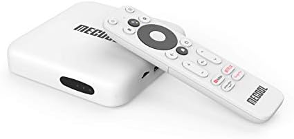 MECOOL KM2 Android TV Netflix 4K com o Google Assistant Build em 4K HDR Streaming Media Player Player Google