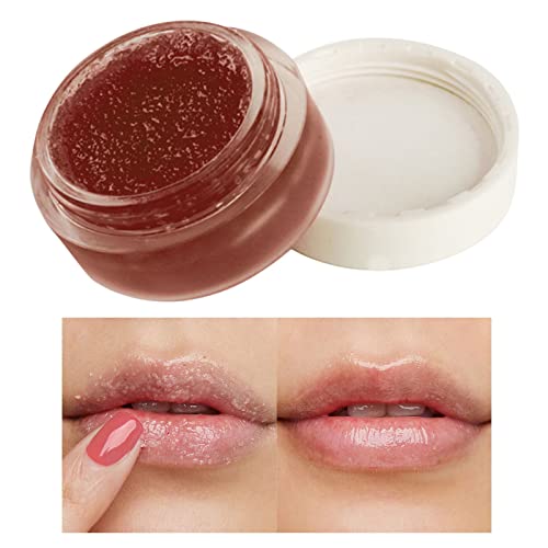 Hidratante Lip Lip Gloss Plumper Lip Scrub Lip hidratante para um esfoliante de lábios suaves e rachados,