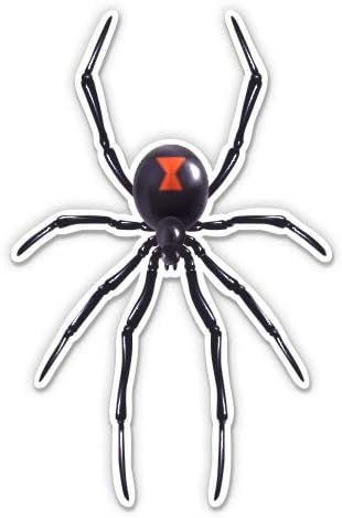 GT Graphics Express Black Widow Spider - adesivo de vinil de 12 decalque à prova d'água