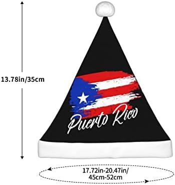 CXXYJYJ Puerto Rico Bandeira 1 Santa Hat para crianças Chapéus de Natal Chapé