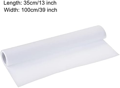 lençóis de espuma EXCELL WHITE EVA Roll 13 x 39 polegadas de 1 mm de espessura para artesanato