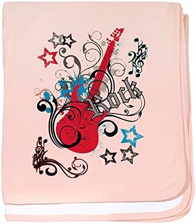 Royal Lion Baby Blanket Rock Guitar Music Notes Clef