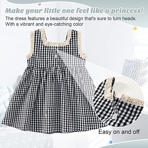 Vestidos de Páscoa de Zanie Kids para meninas vestido de criança fofo bebê menina de verão petice roupas