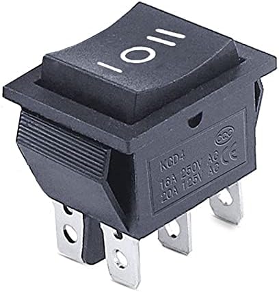 SVAPO KCD4 1PCS Rocker Switch Power Switch On-off-O-OFF POSIÇÃO 6 Equipamento elétrico com interruptor de luz 16A