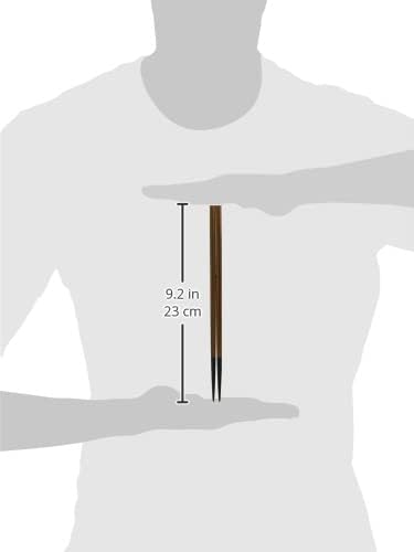 Shinzo Ase Shoten Cosques, revestimento de Wajima, marrom escuro, conjunto de 5, 8,9 polegadas
