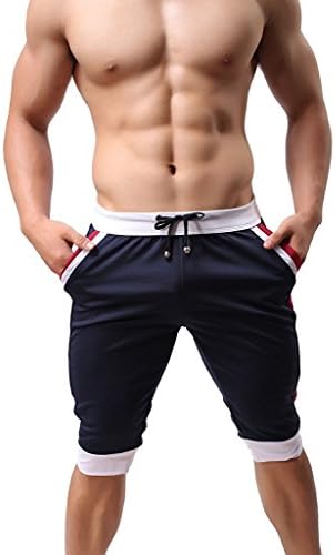 Onefit Men's Sport calça shorts médios casuais executando calças de nylon