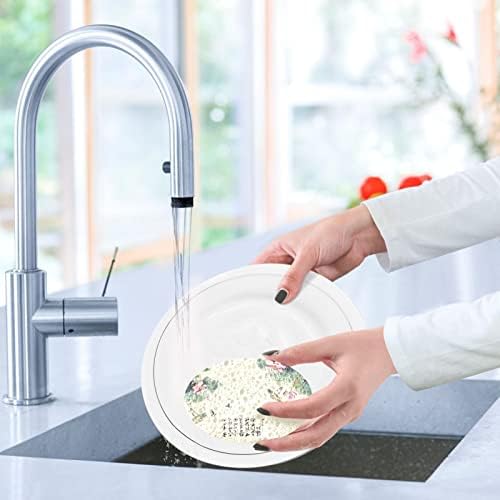 Kigai 3 PCs Limpeza Esponja Esponja Odor Ponto de limpeza de cozinha grátis para lavar pratos esponja
