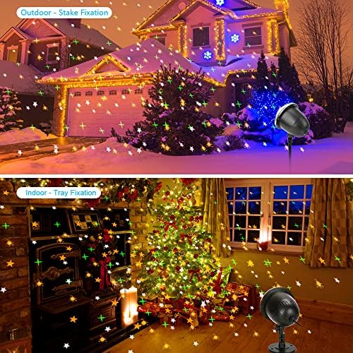 Projector de estrela, projetor de Natal Elec3 Light Outdoor, projetor de luz de férias com controle remoto