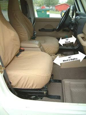 MISCH 4X4 Bigboy Seat Supens for Jeep Wrangler TJ - lado do passageiro