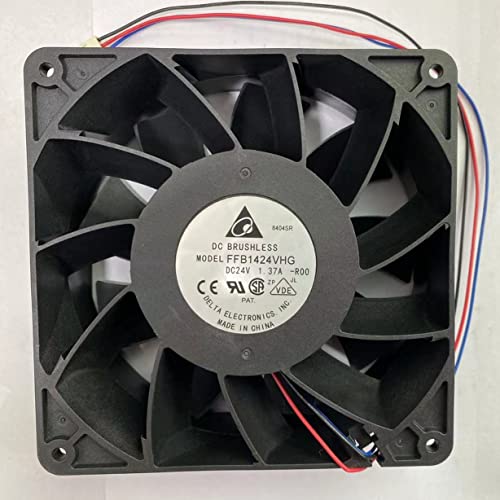 Para FFB1424VHG Fan 24V 1,37A 140 × 140 × 50mm 3-fios/3 pinos ventilador de resfriamento