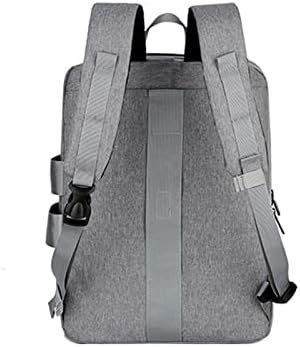 Deflab mochila masculina laptop mochila, mochila de negócios multifuncional de nylon à prova d'água recarregável