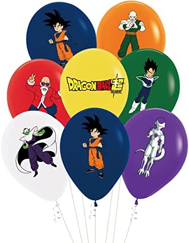 Dragon Ball Balões 35pcs Dragão Z Balões Dragon Ball Ball Festa de Festa Goku Birtdy Party Decorações…