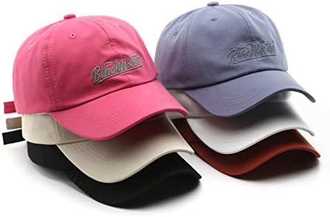 Capas de beisebol bordadas para mulheres bordadas Caps de beisebol Sun Protection Caps de beisebol