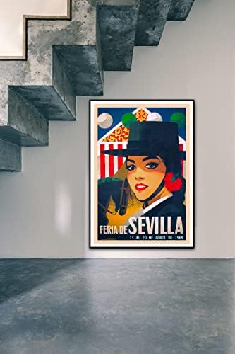 Eflormes Feria de Sevilla Posters Vintage Personalidade Picture Painting Arte da parede Pôstres