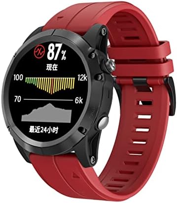 Bkuane Smart Watch Silicone Substaction Telas para Garmin Fenix ​​7 7x 6 6x Pro 5x 5Plus 3HR 935 Banda de pulseira