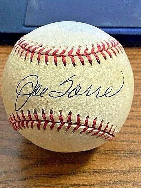 Joe Torre 3 assinou autografado 1996 World Series Baseball! Yankees! JSA! - bolas de beisebol autografadas